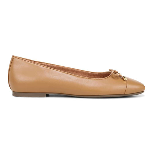 Klara Flat - Camel Leather