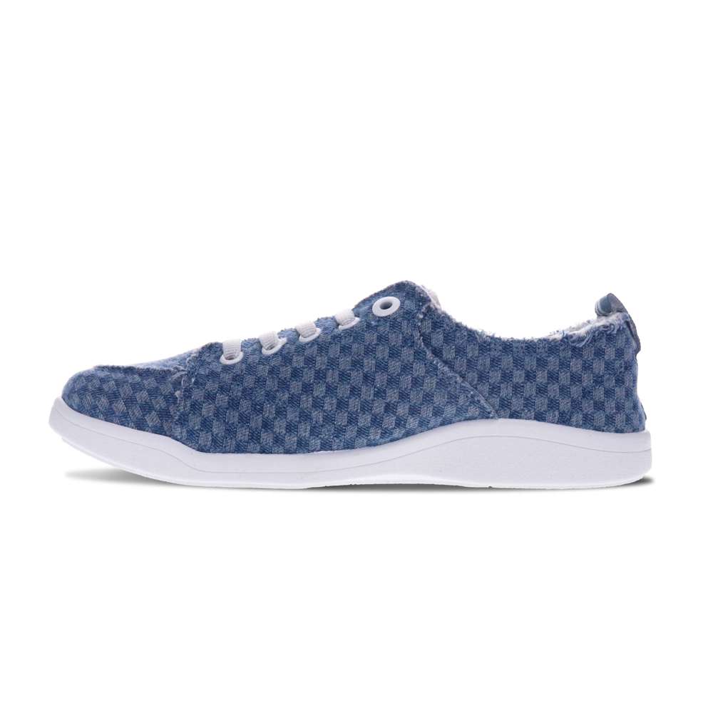 Pismo Casual Sneaker - Blue Checkered Denim