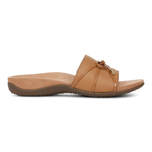 Bella Slide Sandal - Camel