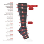 Sports Compression Leg Sleeve (FS6+) - White