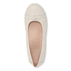 Amorie Ballet Flat - Cream Wavy