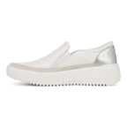 Kearny Platform Slip-On Sneaker - White Leather