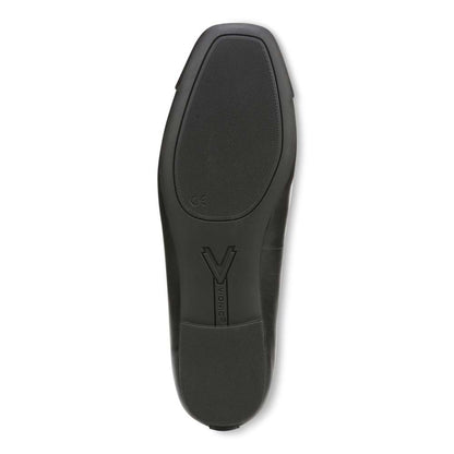 Klara Flat - Black Leather