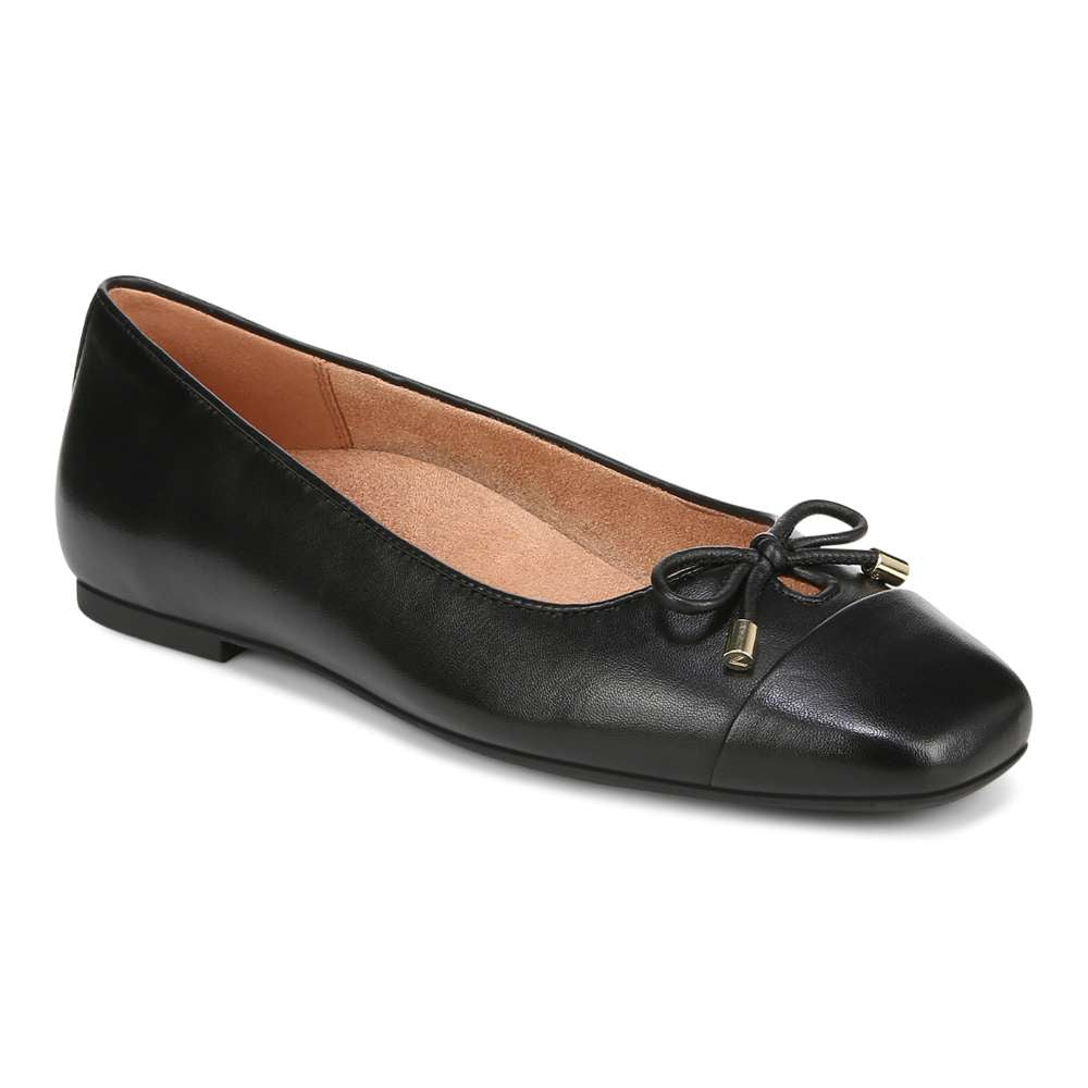 Klara Ballet Flat - Black Leather