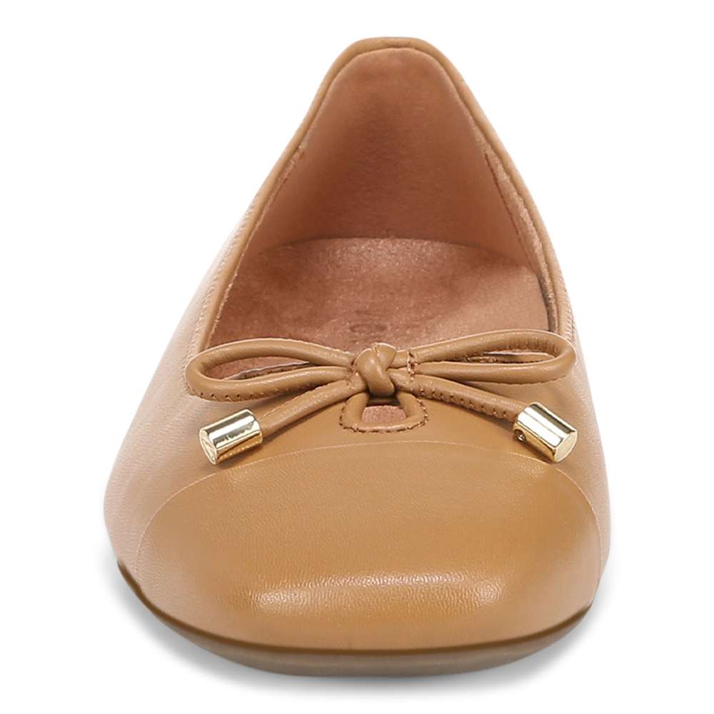 Klara Ballet Flat - Camel Leather