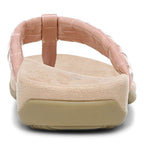 Layne Toe Post Sandal - Peach Woven