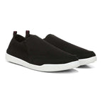Malibu Slip-On Sneaker - Black Waffle Knit