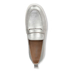 Uptown Loafer - Silver Leather