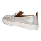 Uptown Loafer - Silver Leather