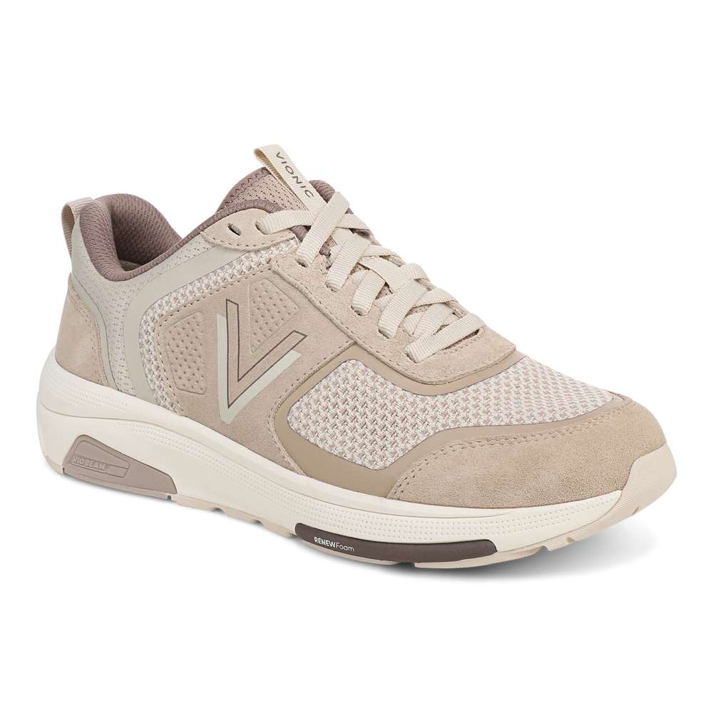 Walk Strider Knit Mesh Sneaker - Beige