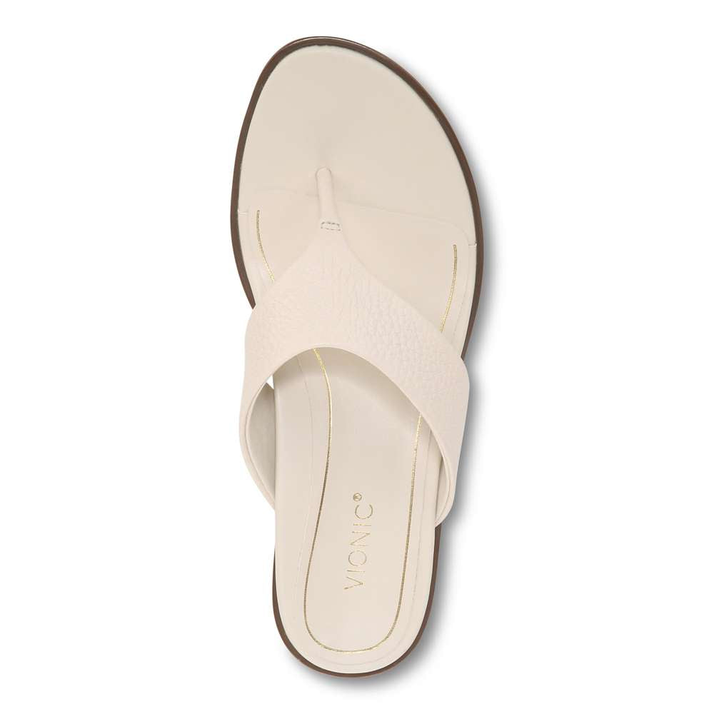 Agave Toe Post Sandal - Cream