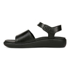 Awaken Recovery Sandal - Black Leather