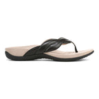 Bella Braid Toe Post Sandal - Black