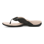 Bella Braid Toe Post Sandal - Black