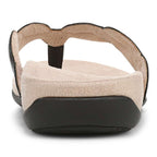 Bella Braid Toe Post Sandal - Black