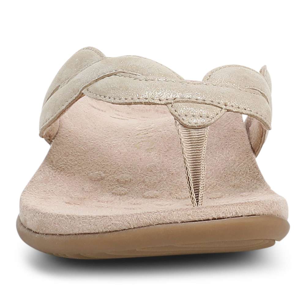 Bella Braid Toe Post Sandal - Gold