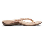 Bella Toe Post Sandal - Chevron Dusty Pink