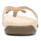 Bella Toe Post Sandal - Light Grey