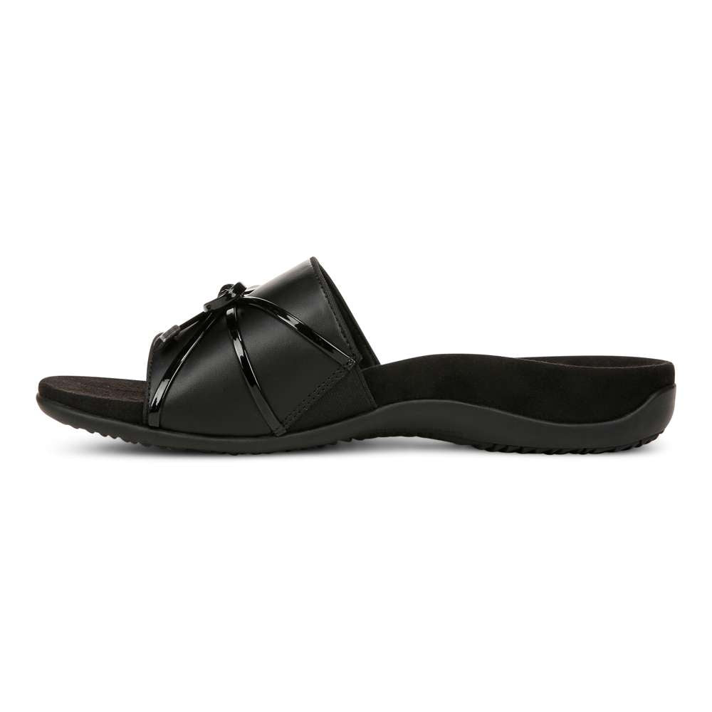 Bella Slide Sandal - Black