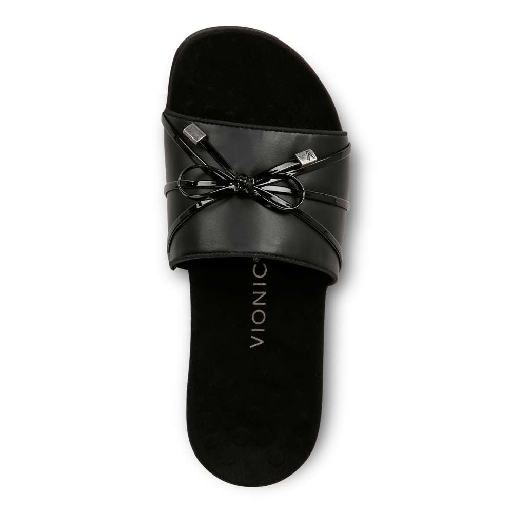 Bella Slide Sandal - Black