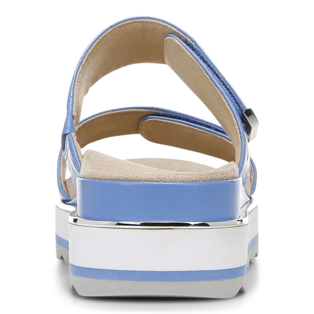 Brandie Flatform Slide - Azure