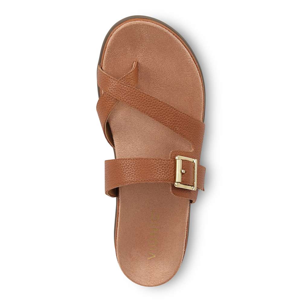Carmela Slide - Tan