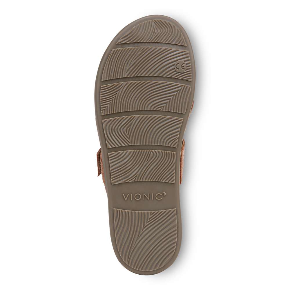 Carmela Slide - Tan