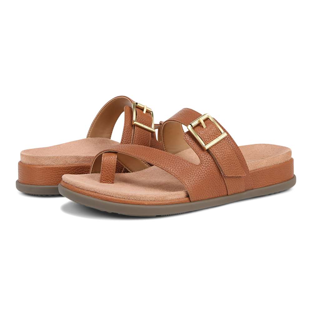 Carmela Slide - Tan
