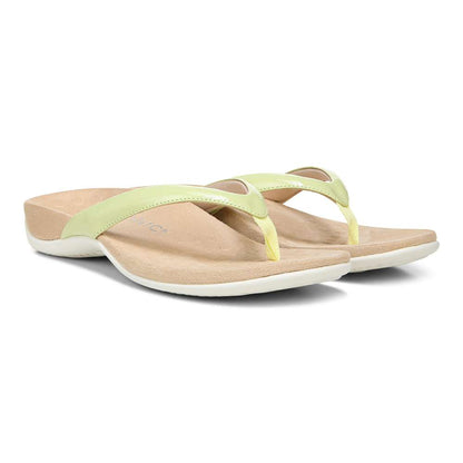 Dillon Toe Post Sandal - Pale Lime