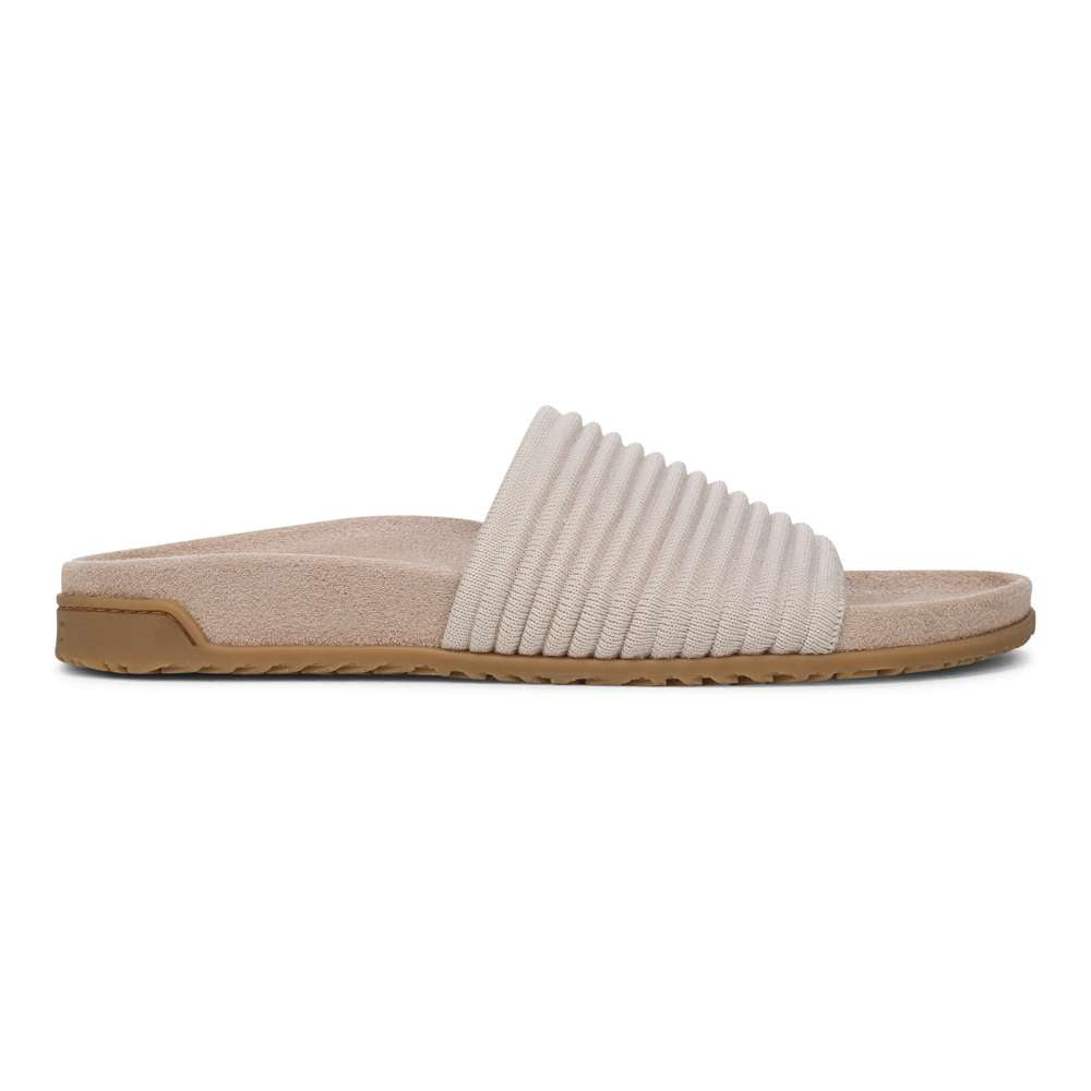 Evie Knit Slide - Cream