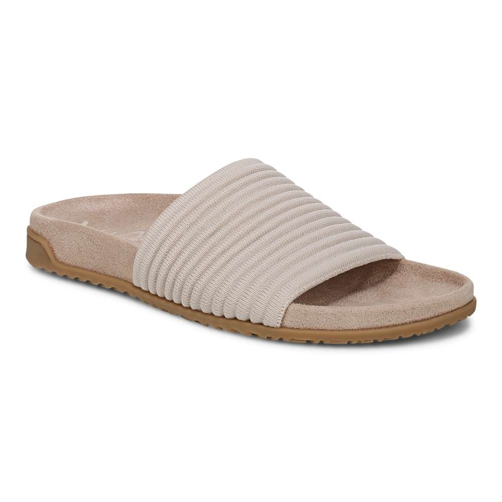 Evie Knit Slide - Cream