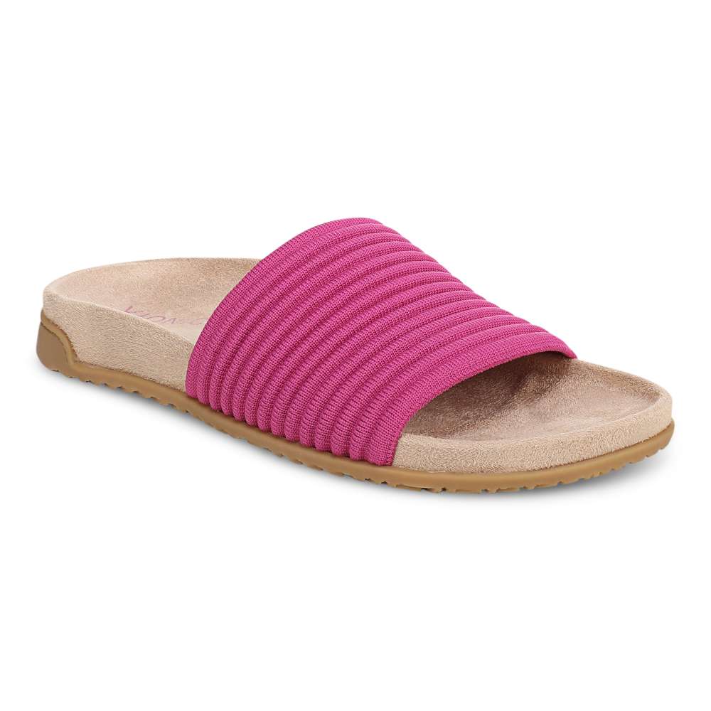 Evie Knit Slide - Rose Violet
