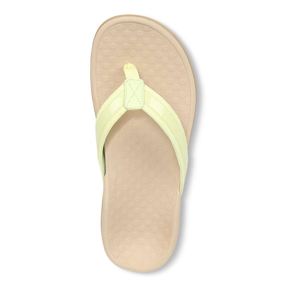 Islander Toe Post Sandal - Pale Lime