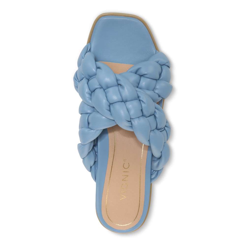 Kalina Slide Sandal - Blue Shadow