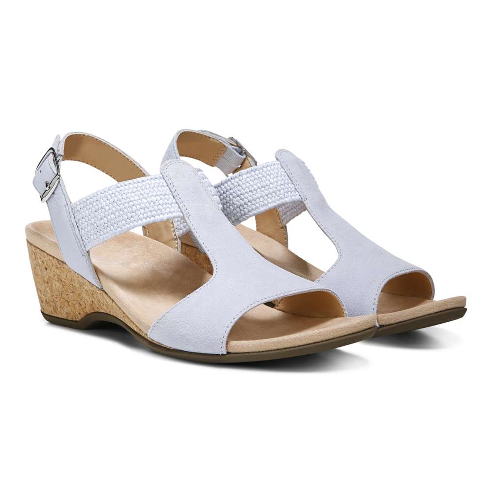 Kaytie Wedge Sandal - Blue Haze