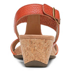 Kaytie Wedge Sandal - Clay
