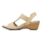 Kaytie Wedge Sandal - Semolina