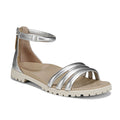 Laurel Strappy Sandal - Silver