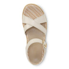 Mar Platform Sandal - Cream Leather
