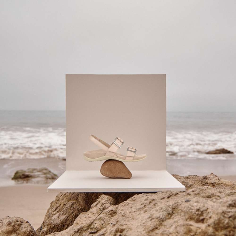 Reese Backstrap Sandal - Cameo Rose