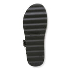 Reyna Flatform Sandal - Black Leather