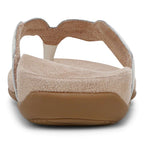 Bella Braid Toe Post Sandal - White