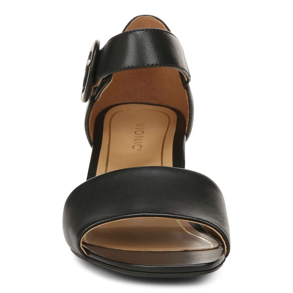 Chardonnay Heeled Sandal - Black