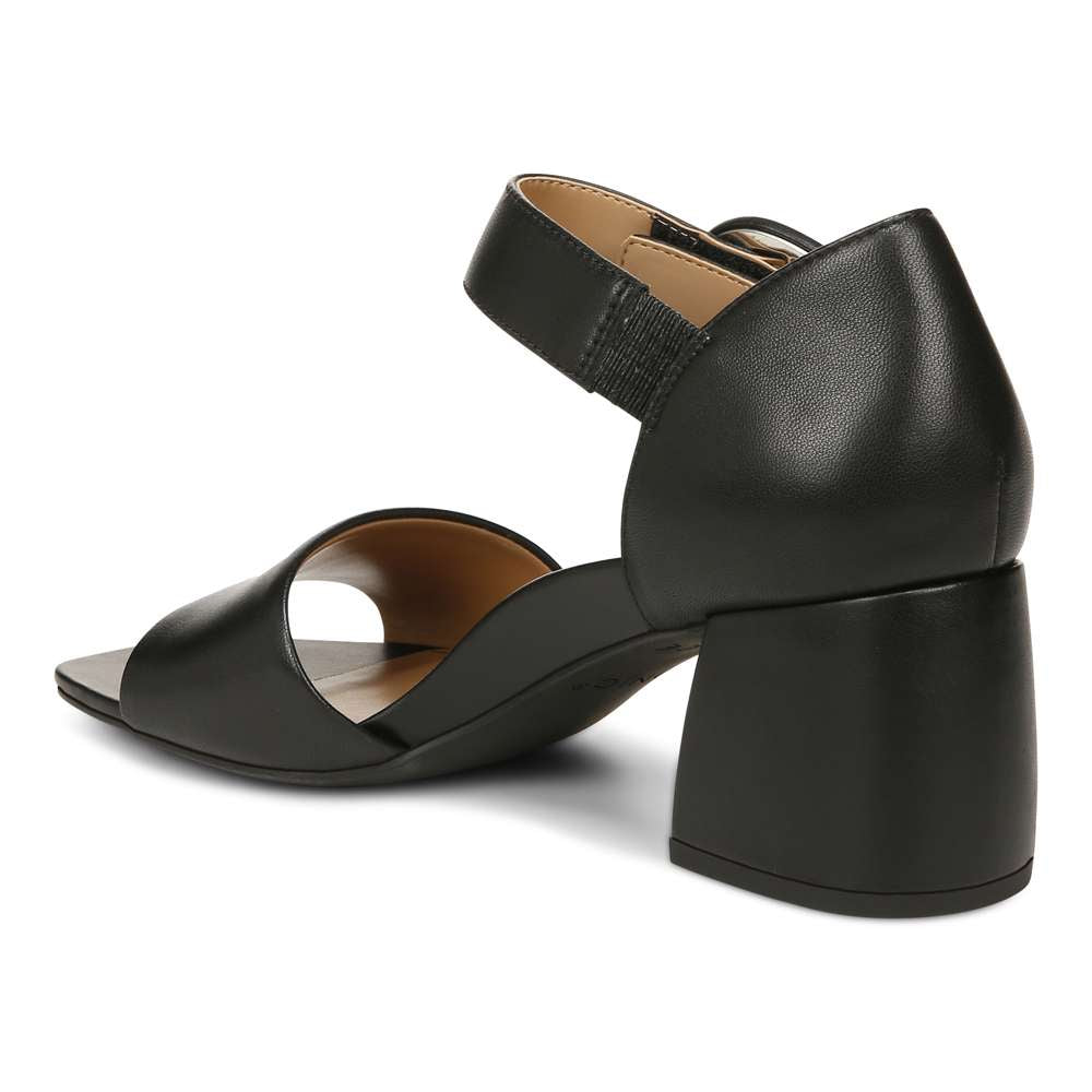 Chardonnay Heeled Sandal - Black