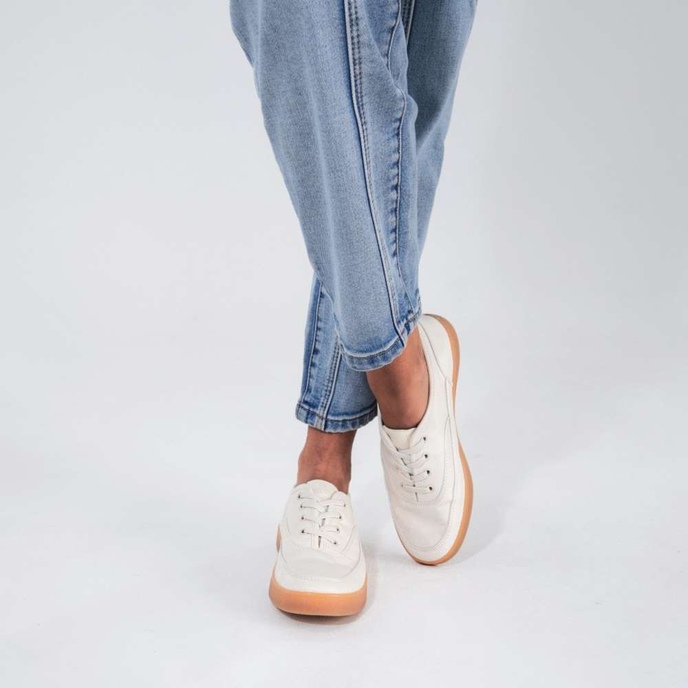 Cyan Slip-On Casual Sneaker - Ivory Gum