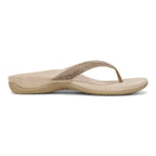 Dillon Shine Toe Post Sandal - Champagne