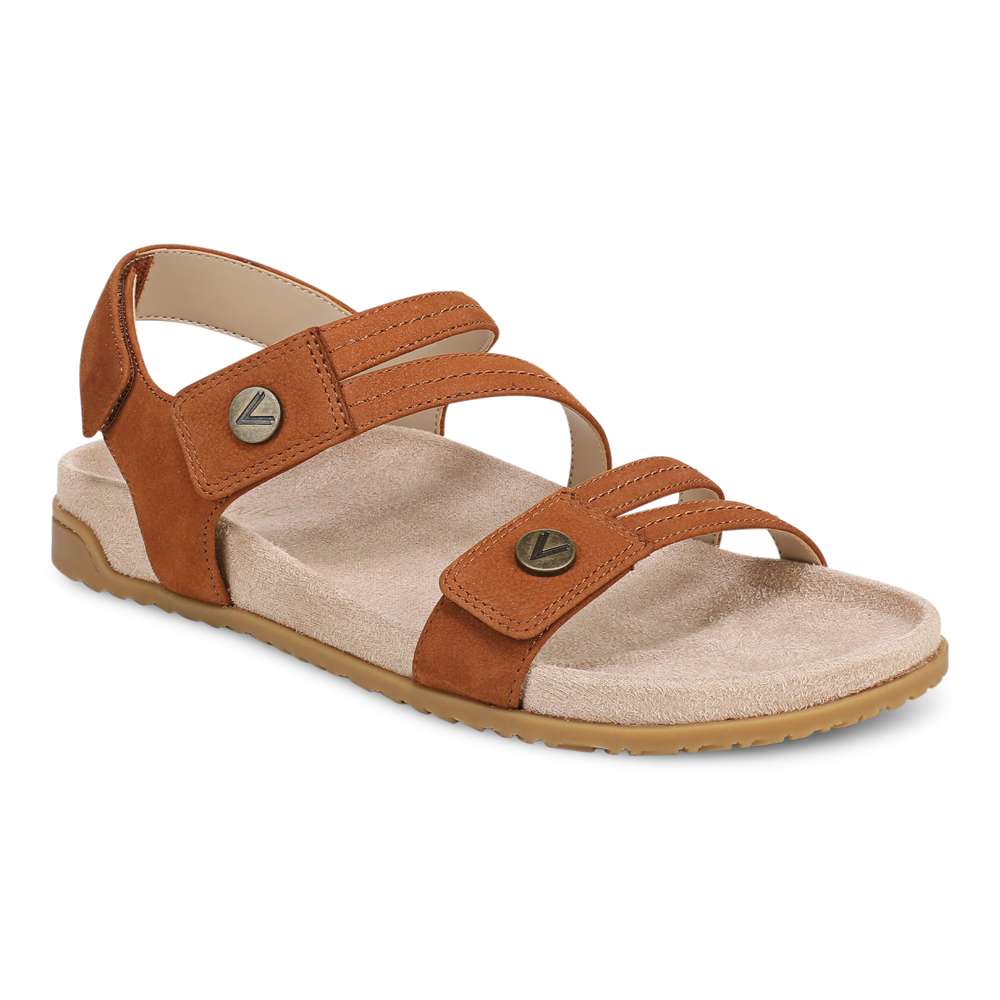 Essie Strappy Sandal - Brandy