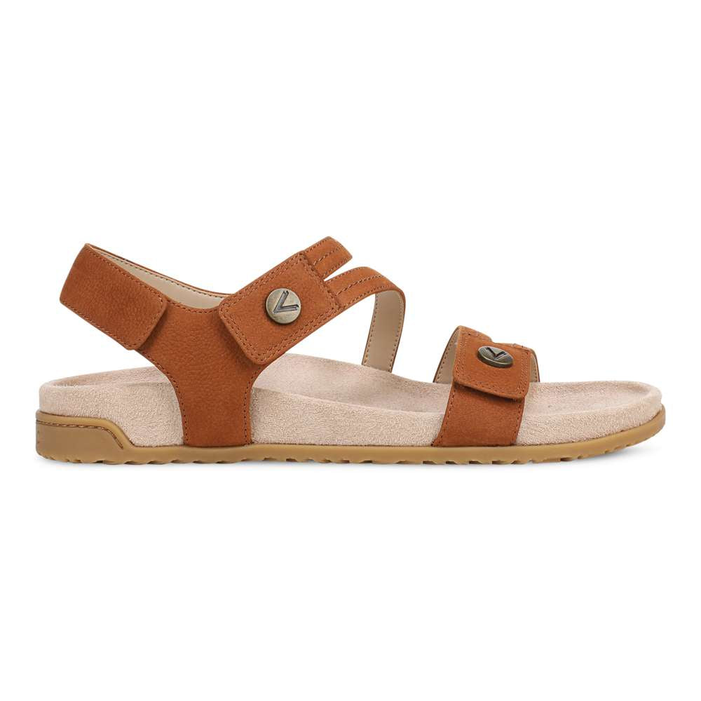 Essie Strappy Sandal - Brandy