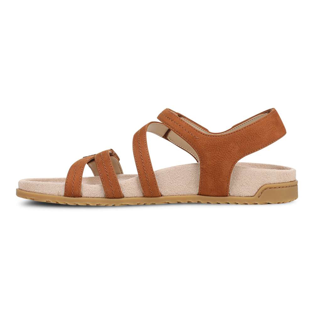 Essie Strappy Sandal - Brandy
