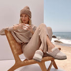 Gemma II Slipper - Plaid Cream